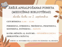 Medicnas bibliotkas darba laiks